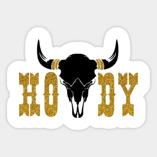 Howdy T-Shirt Women Cowgirl Rodeo Western Shirt Sticker